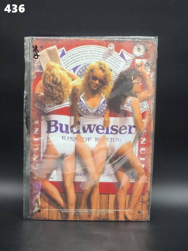 Tin Sign 436 - Budweiser King of Beers