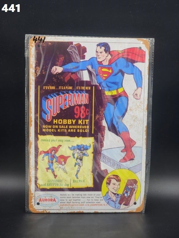 Tin Sign 441 - Superman 98C Hobby Kit