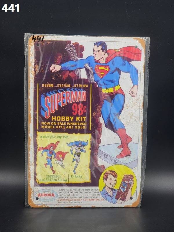 Tin Sign 441 - Superman 98C Hobby Kit