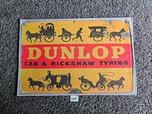 Mat 445 - Dunlop Cab & Rickshaw Tyring