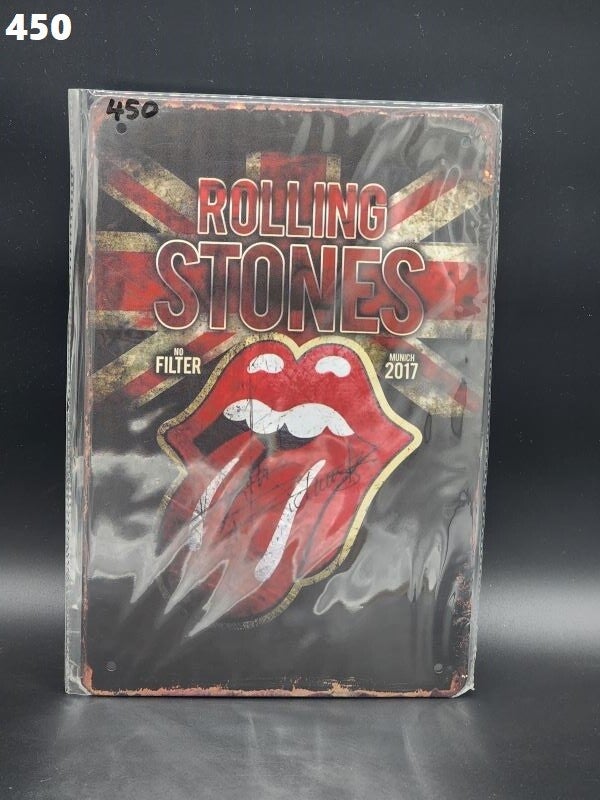 Tin Sign 450 - Rolling Stones No Filter Munich 2017