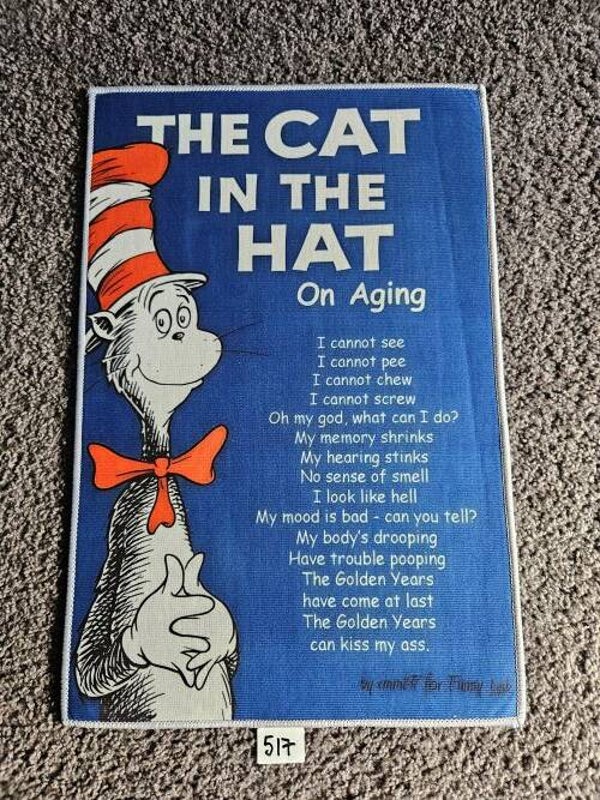 Mat 517 - The Cat In The Hat On Aging