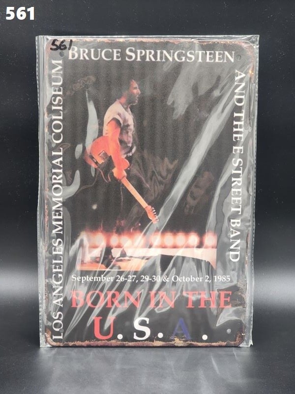 Tin Sign 561 -  Bruce Springsteen Born in the US