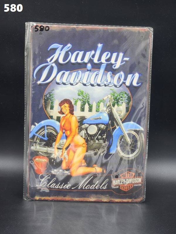 Tin Sign 580 - Harley-Davidson Classic Models