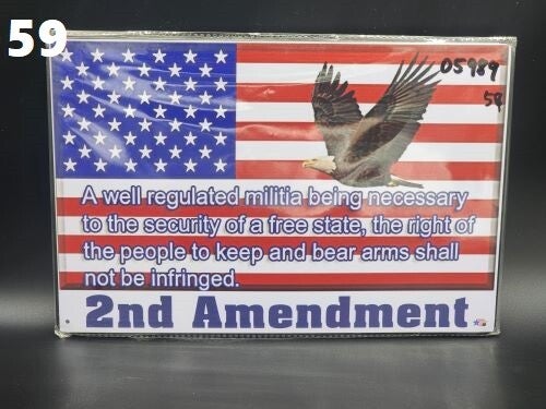 Tin Sign 59 - 2nd Amendment