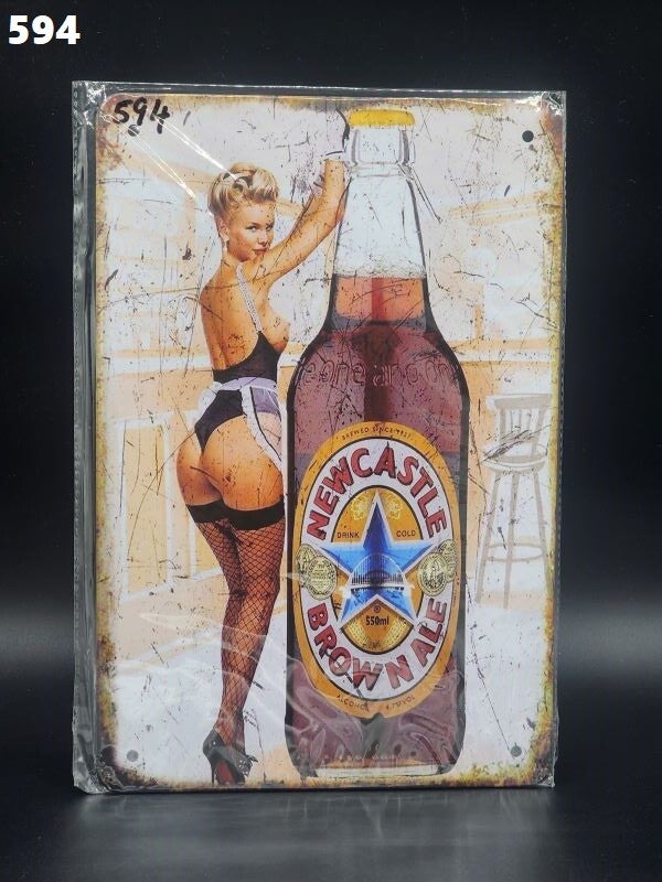 Tin Sign 594 - New Castle Brown Ale