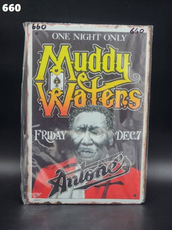 Tin Sign 660 - Muddy Waters