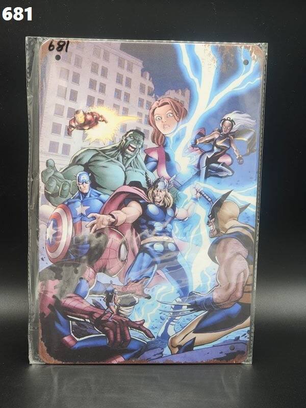 Tin Sign 681 - Marvel Adventures: The Avengers #31