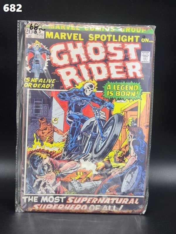Tin Sign 682 - Marvel Spotlight Ghost Rider