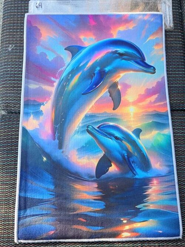 Mat 69 - 2 Dolphins Sunset