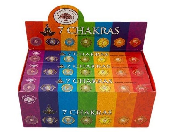 Incense: Green Tree 7 Chakras 15gm