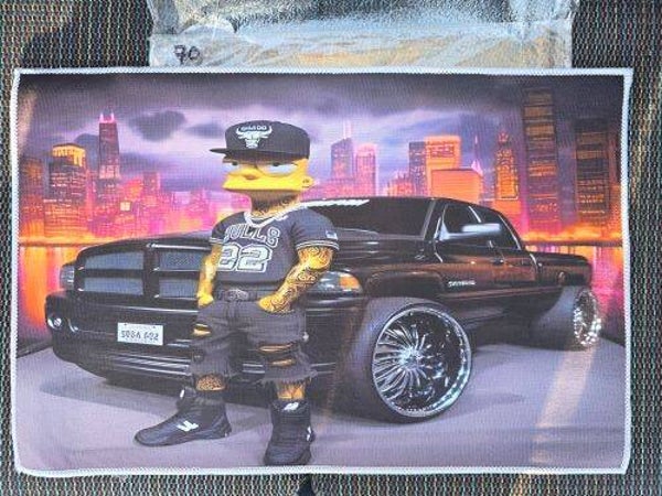 Mat 70 - Bart W/Chev Truck