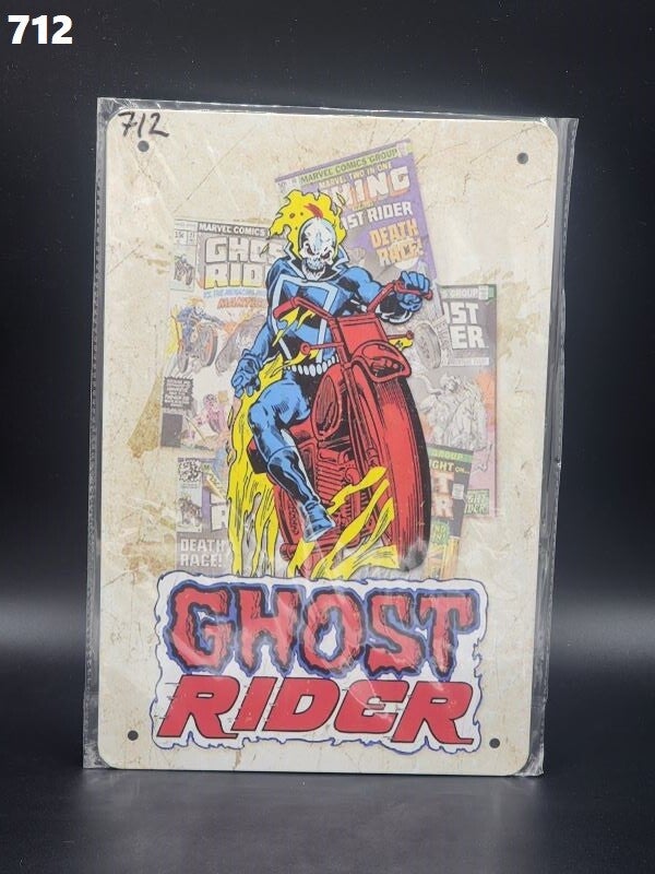 Tin Sign 712 - Death Race Ghost Rider
