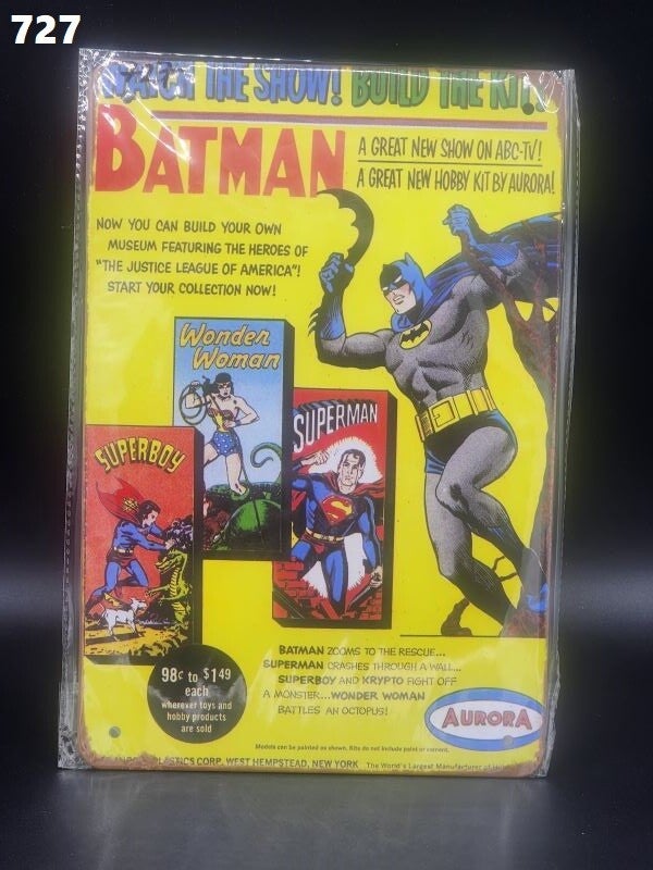 Tin Sign 727 - Batman Wonderman