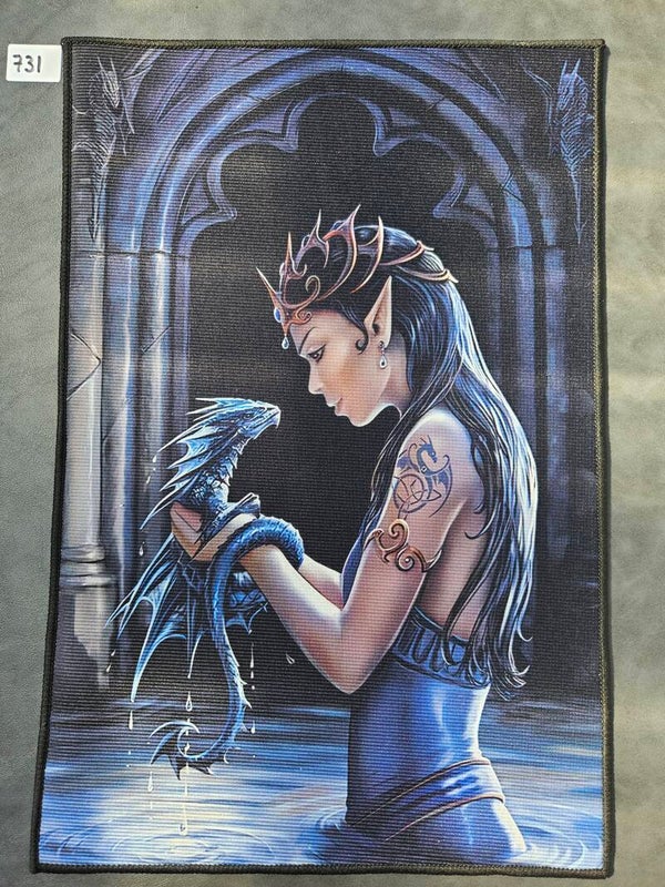 Mat 731 - Anne Stokes Water Dragon