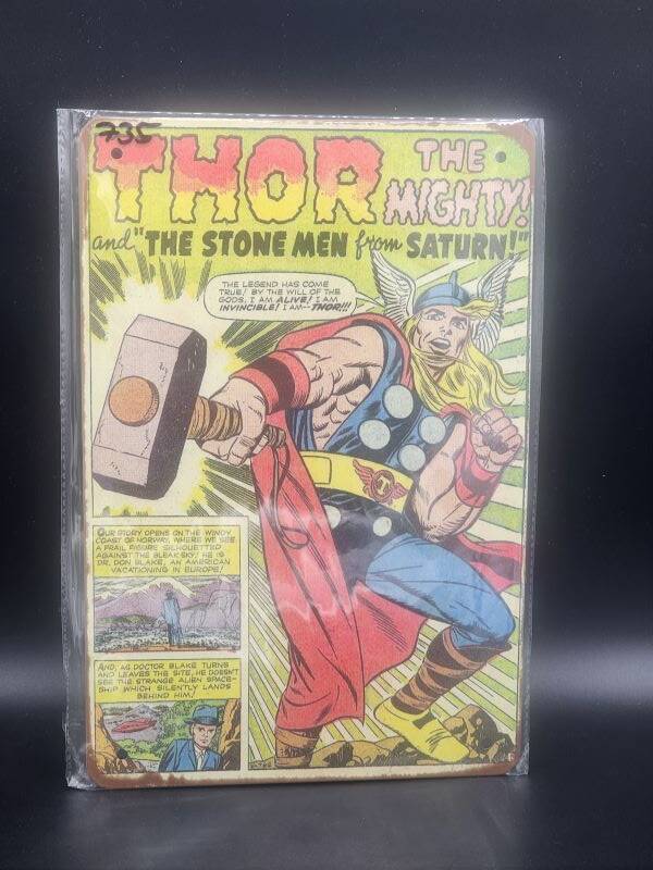 Tin Sign 735 - Thor The Mighty