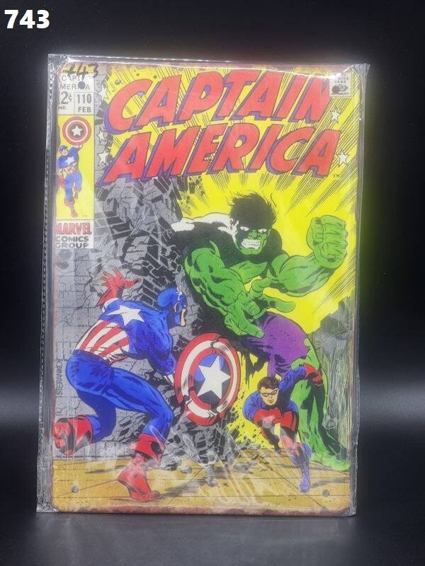 Tin Sign 743 - Captain America