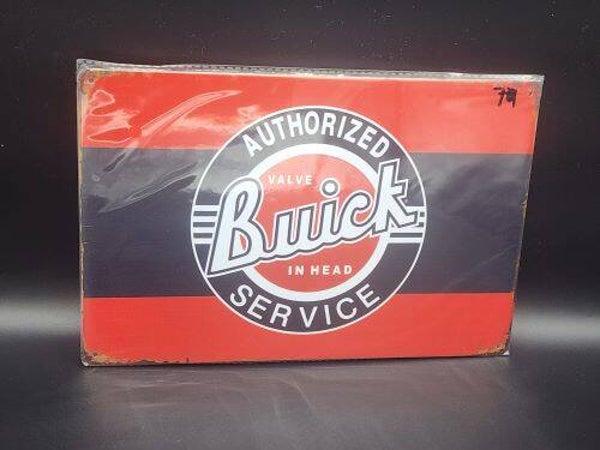 Tin Sign 79 - Authorized Buick Valve In Head Service