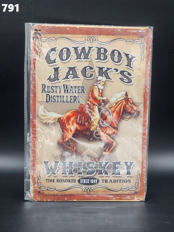 Tin Sign  791 - Cowboy Jack's