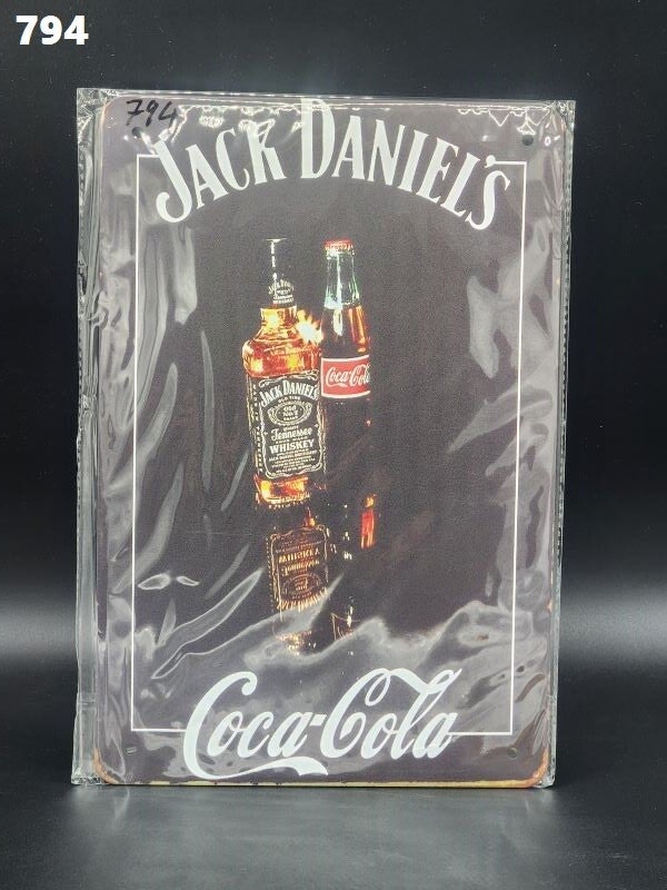 Tin Sign 794 - Jack Daniels Coca-Cola