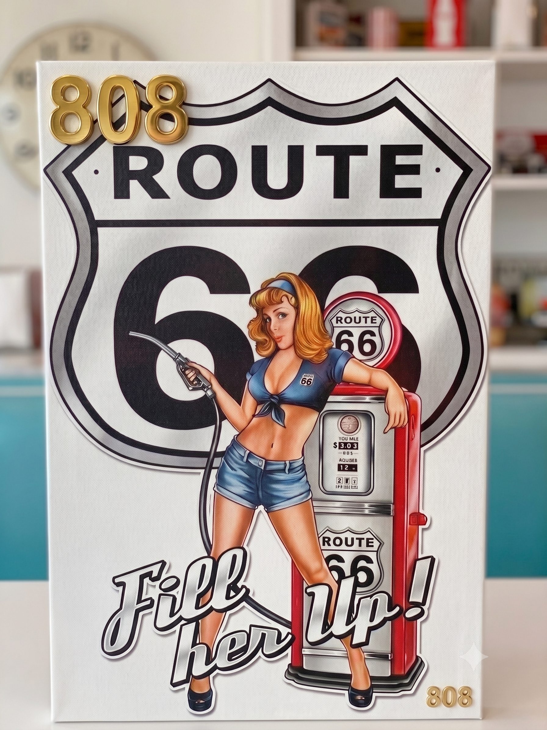 Mat 808 - Route 66 Fill Her Up