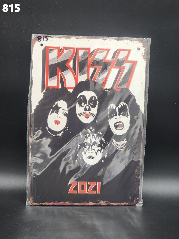 Tin Sign 815 - Kiss 2021