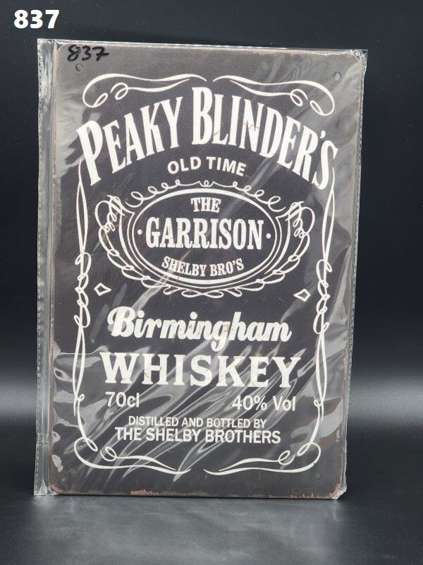Tin Sign  837 - Peaky Blinders Old Time