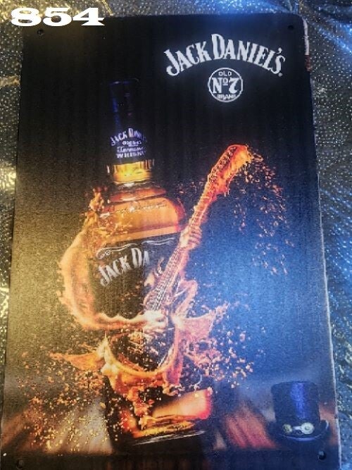 Tin Sign 854 - Jack Daniels Old No7 Brand