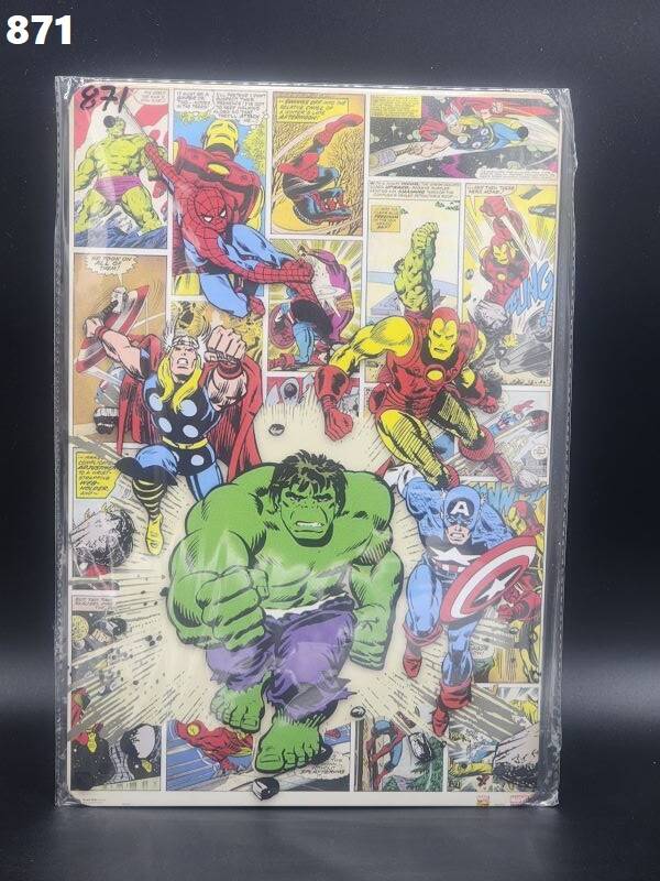 Tin Sign 871 - Super Heroes