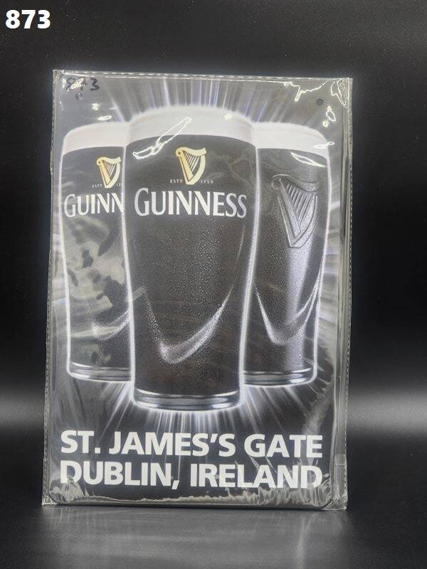 Tin Sign 873 - Guinness St. James Gate Dublin, Ireland