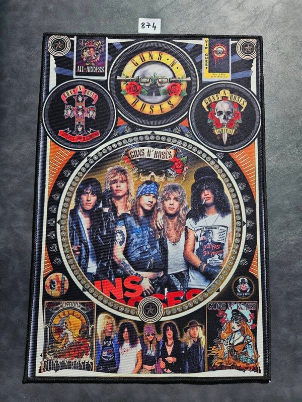 Mat 874 - Guns N Roses Various Logo Patches
