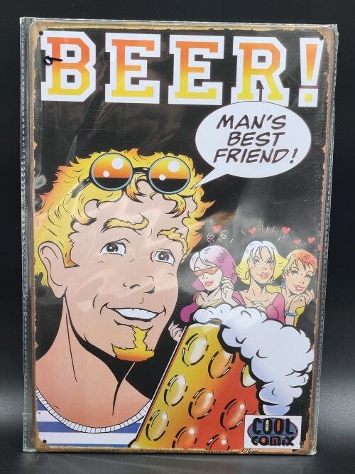 Tin Sign 9 - Beer Man's Best Friend!
