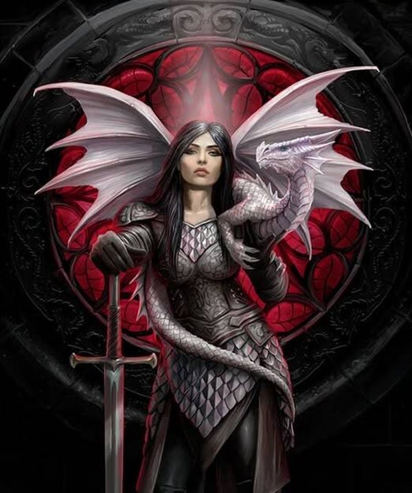 Tin Sign 902 - Anne Stokes Valour