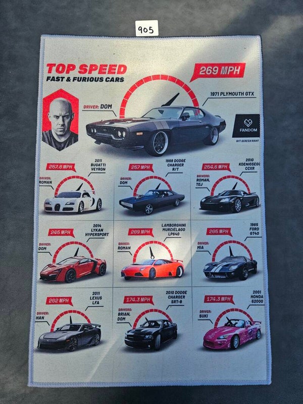 Mat 905 - Top Speed Fast & Furious Cars