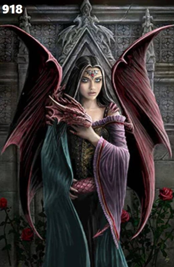 Tin Sign 918 - Anne Stokes Soul Mates