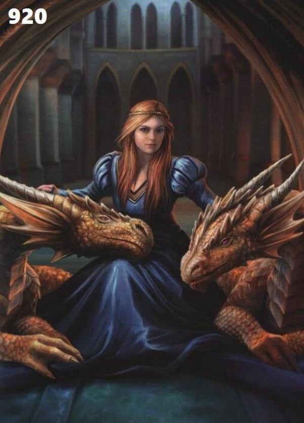 Tin Sign  920 - Anne Stokes Fierce Loyalty