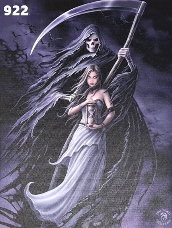 Tin Sign 922 - Anne Stokes Summon The Reaper