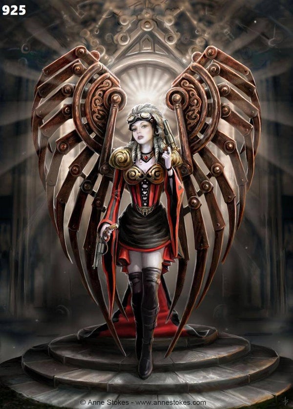 Tin Sign  925 - Anne Stokes The Avenger