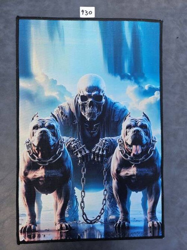 Mat 930 - Skeleton Pitbulls