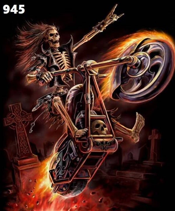 Tin Sign 945 - Anne Stokes Hell Rider