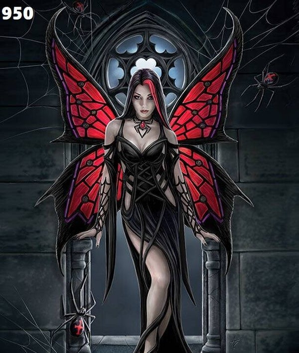 Tin Sign 950 - Anne Stokes Aracnafaria