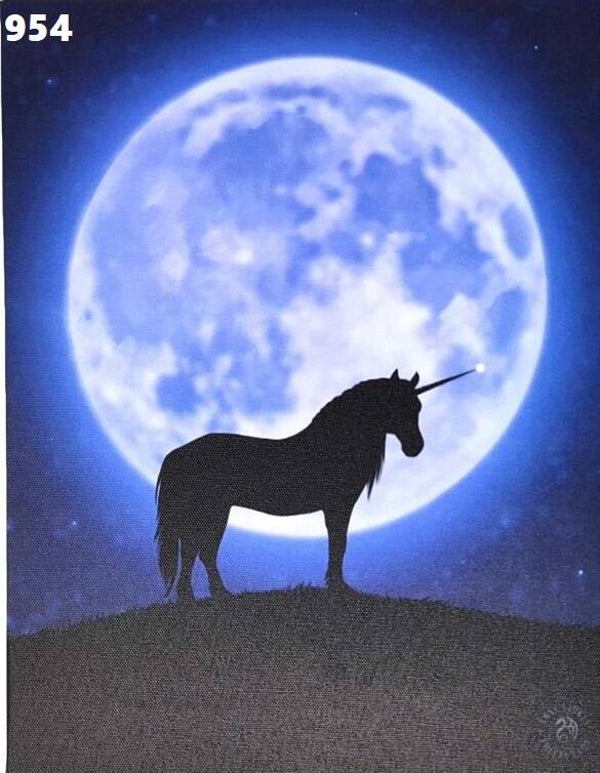 Tin Sign 954 - Anne Stokes Magical Moon