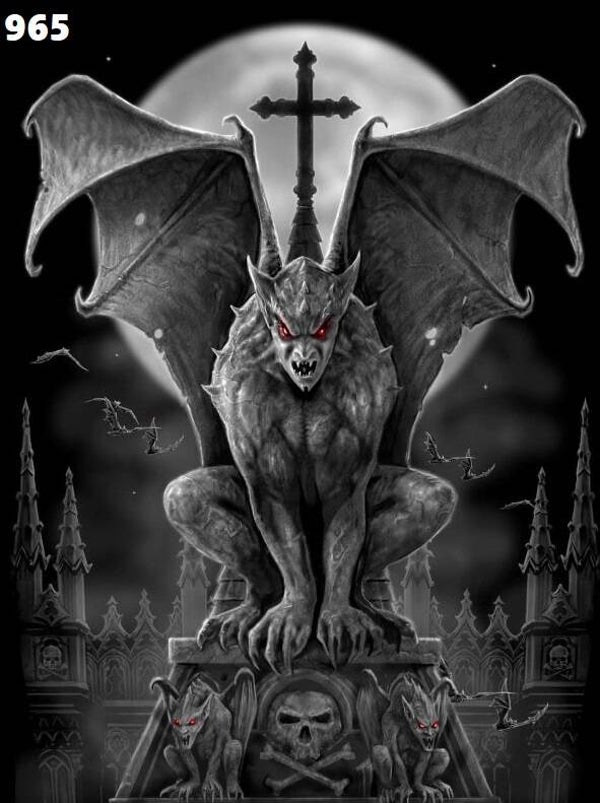 Tin Sign 965 - Anne Stokes Gargoyle
