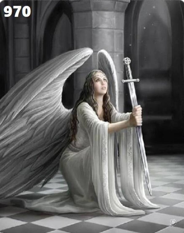 Tin Sign 970 - Anne Stokes The Blessing