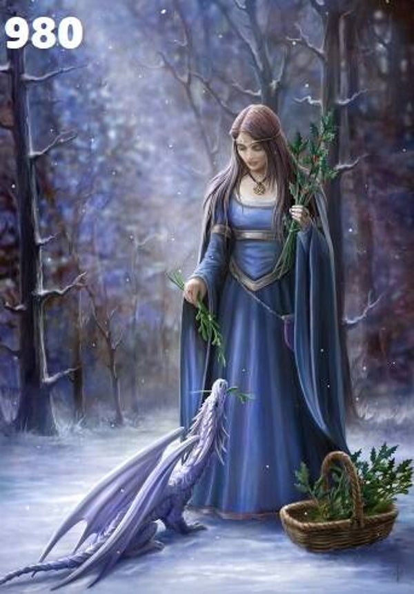 Tin Sign 980 - Anne Stokes Solstice Gathering