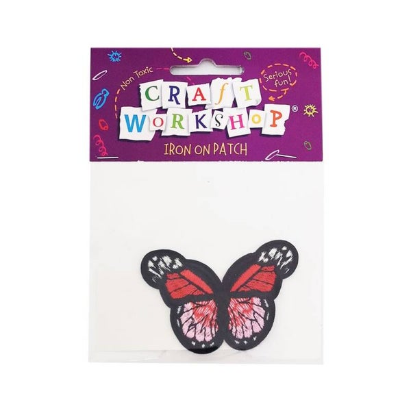 Craft Workshop Iron On Patch Butterfly - 98153