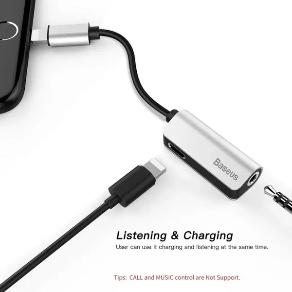 Baseus L32 - Lightning Audio & Charging Adaptor