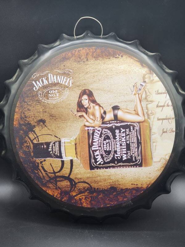 Tin Bottle Cap Sign - Jack Daniel's - BC70