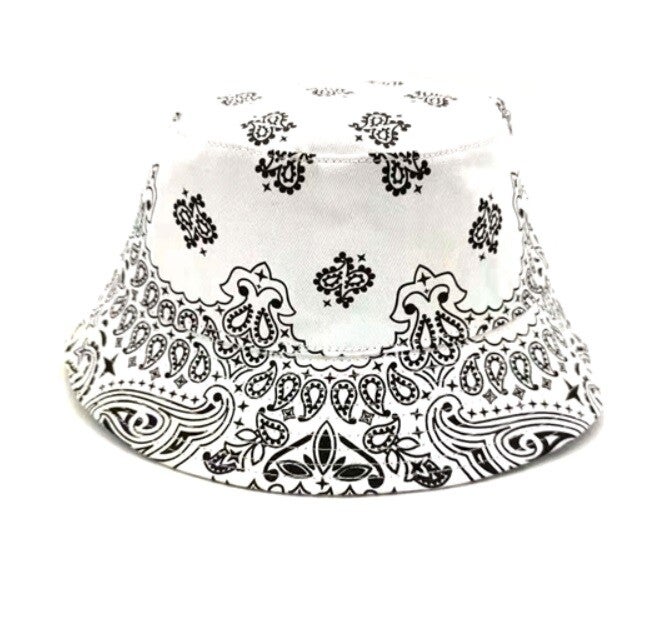 Bucket Hat Black N White - BH1877