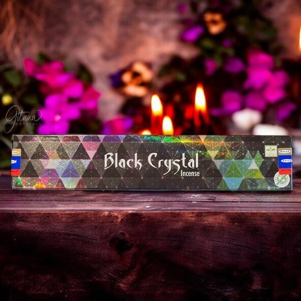 Satya Black Crystal Incense Sticks